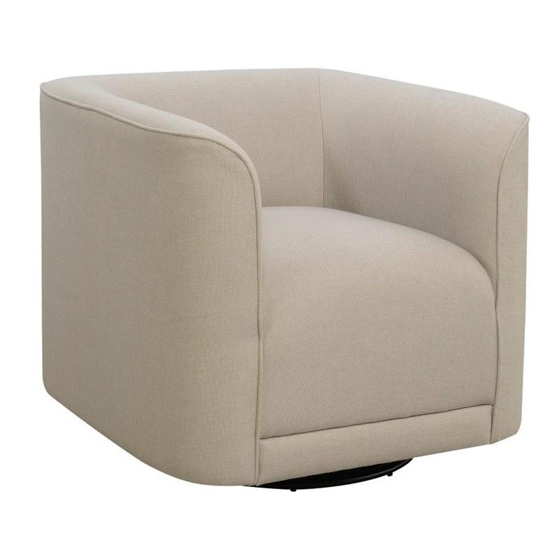 Emerald Home Furnishings Whirlaway U3272-04-19 Swivel Accent Chair - Beige
