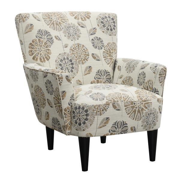 Emerald Home Furnishings Flower Power U3535-05-05 Accent Chair - Cascade Mineral