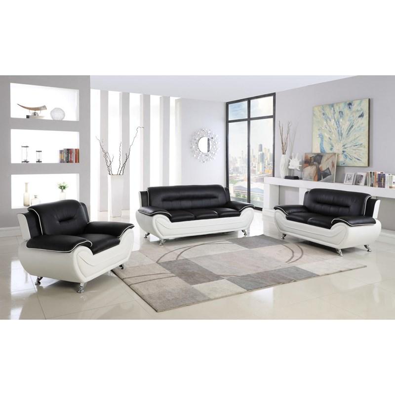 Metro Stationary Polyurethane Loveseat (531111) image 2
