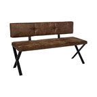Coaster Furniture Abbott 192503 Leatherette Upholstered Dining Bench - Antique Brown