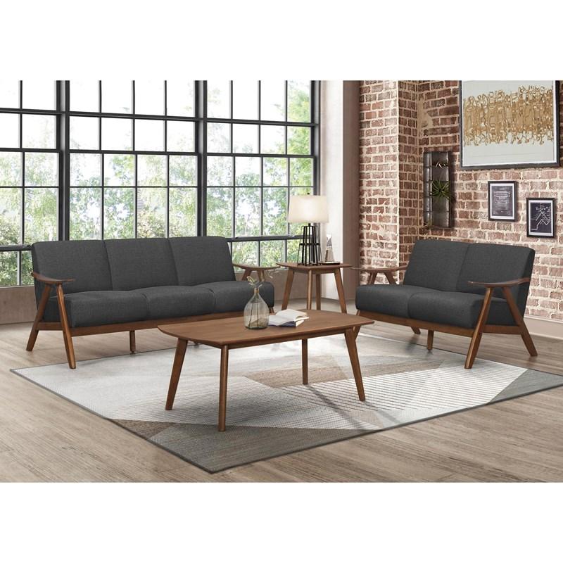 Large Picture of Homelegance Damala 1138DG-2 Love Seat