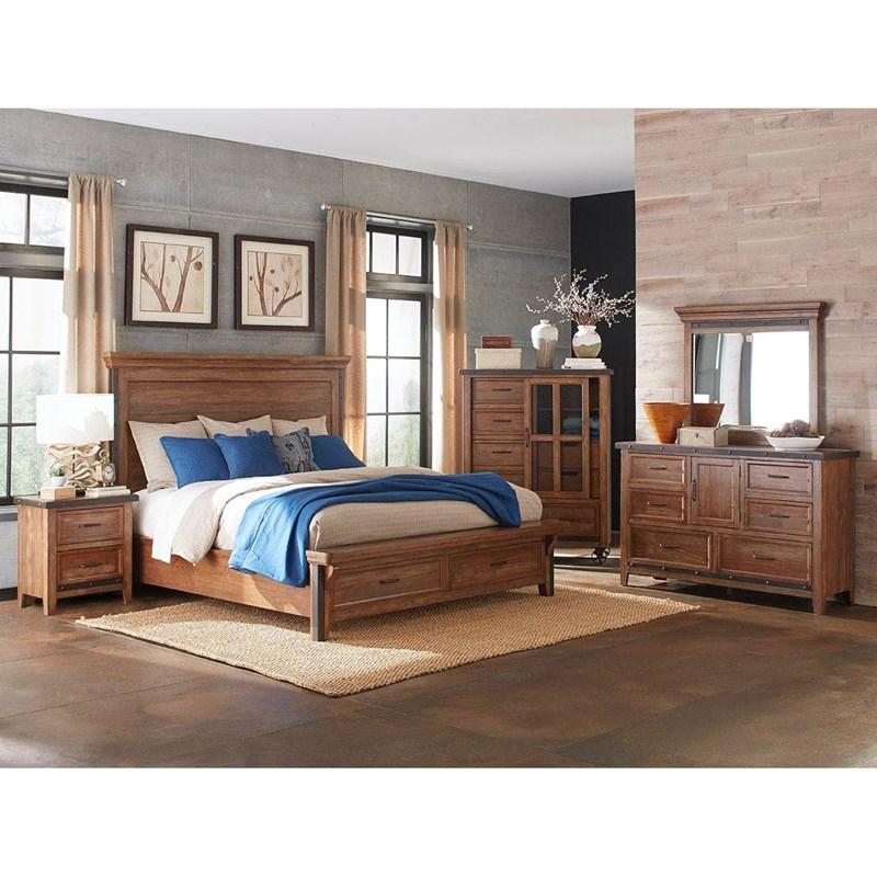 Large Picture of Intercon Furniture Taos TS-BR-3502-CYB-C Nightstand