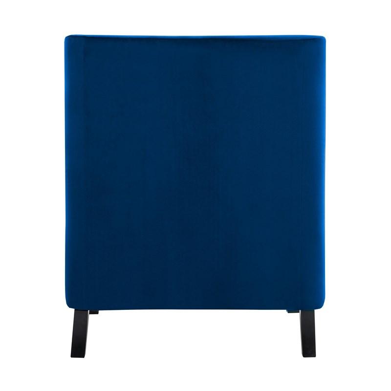 Large Picture of Homelegance Grazioso 1297NV-1NN Accent Chair - Navy