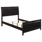 Coaster Furniture Carlton 202091F Wood Full Panel Bed - Cappuccino