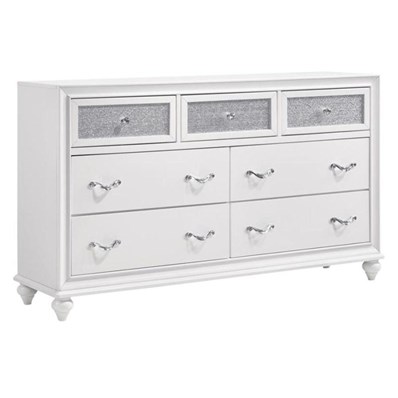 Coaster Furniture Barzini 205893 7-Drawer Dresser - White