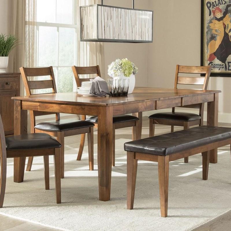 Intercon Furniture Kona KA-TA-4278B-BDY-C Butterfly Leaf Dining Table - Brandy
