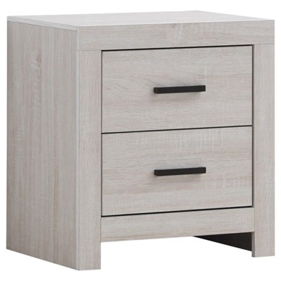Coaster Furniture Brantford 207052 2-Drawer Nightstand - Coastal White