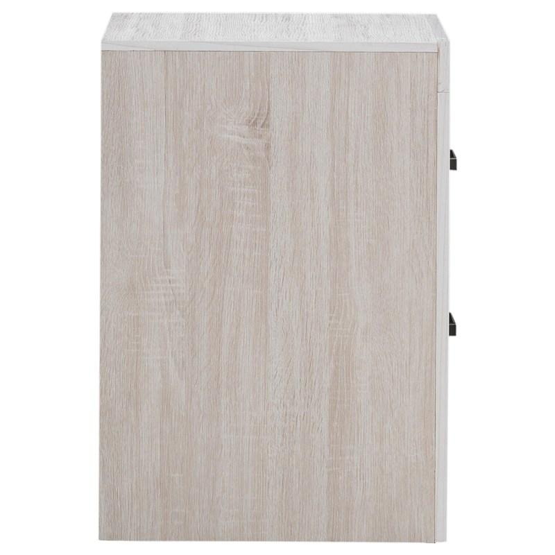 Large Picture of Coaster Furniture Brantford 207052 2-Drawer Nightstand - Coastal White