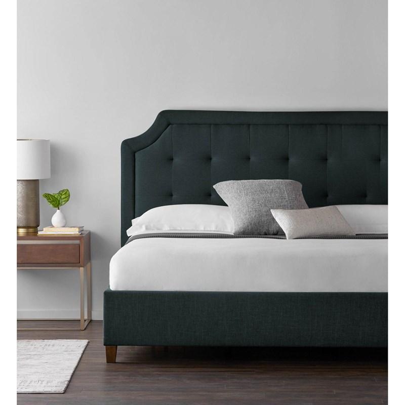 Large Picture of Malouf Eastman Platform Bed Base - Spruce (California King)