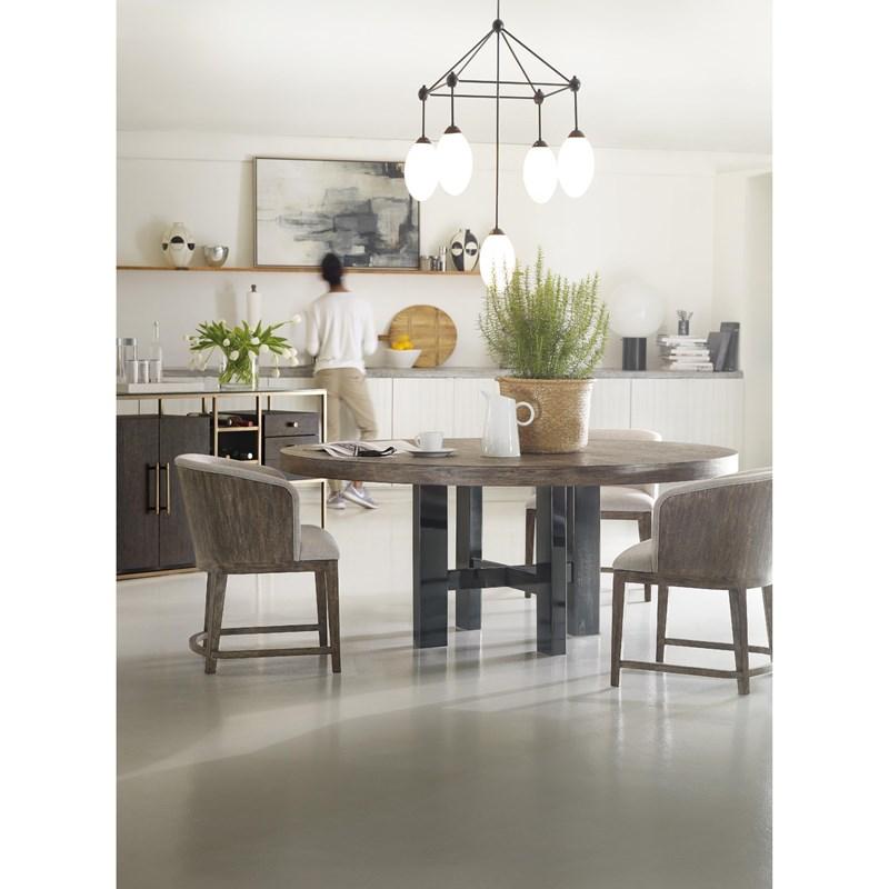 Large Picture of Hooker Furniture 1600-75211-MWD Curata 72in Round Dining Table