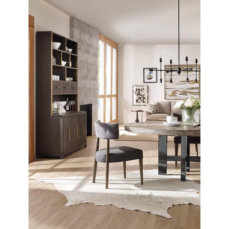Large Picture of Hooker Furniture 1600-75211-MWD Curata 72in Round Dining Table