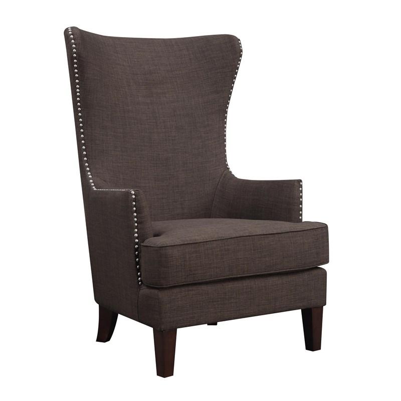 Elements International Kori Accent Chair - Chocolate