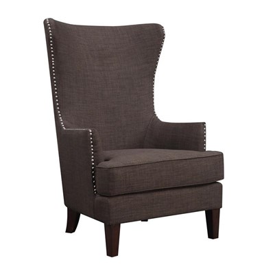 Elements International Kori Accent Chair - Chocolate