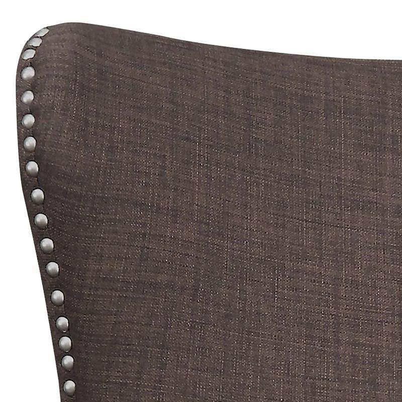 Large Picture of Elements International Kori Accent Chair - Chocolate