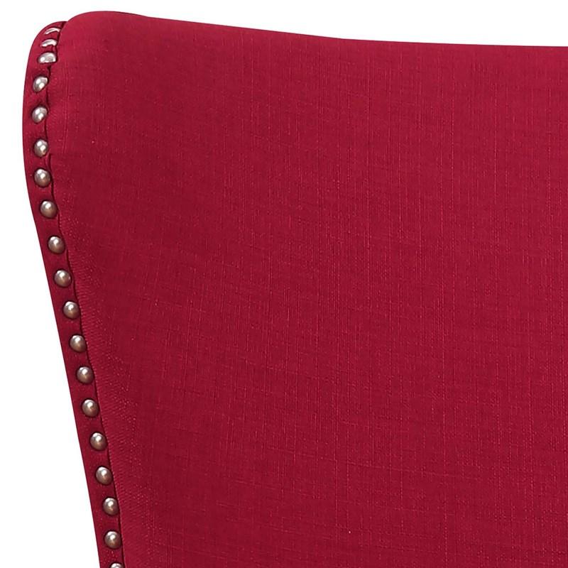 Large Picture of Elements International Kori Accent Chair - Berry