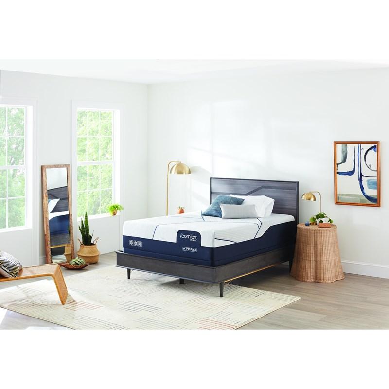 Large Picture of Serta CF3000 Medium Hybrid Mattress Set (Queen)