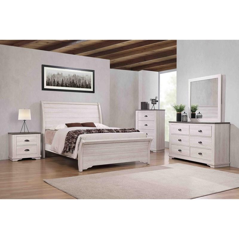 Large Picture of Crown Mark Coralee B8130-2 Nightstand
