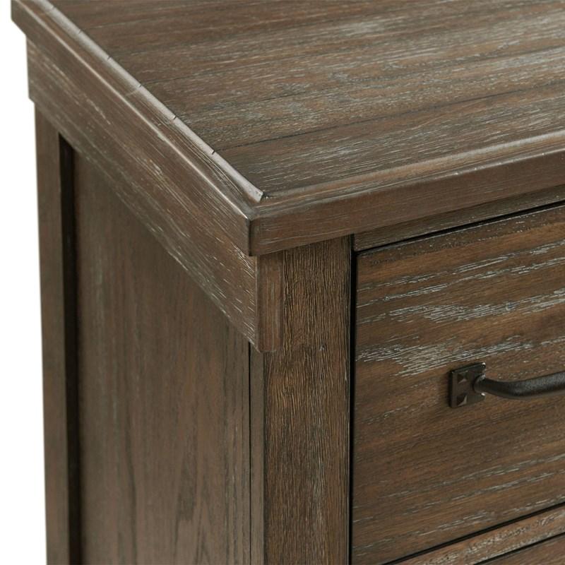Large Picture of Elements International Scott SC300DR Dresser - Walnut