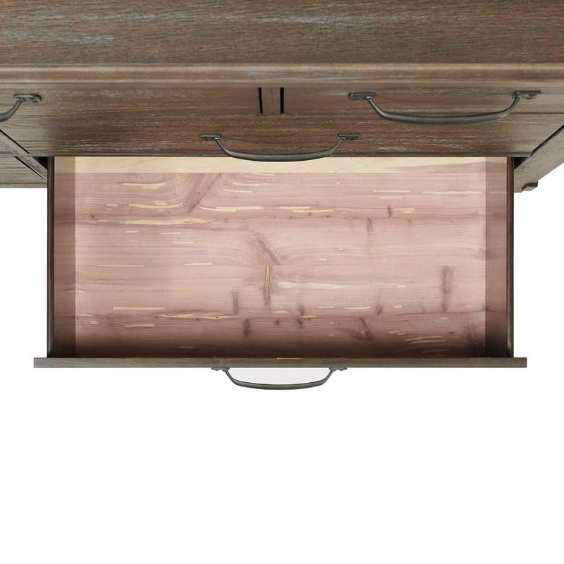 Large Picture of Elements International Scott SC300DR Dresser - Walnut