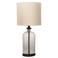 Signature Design by Ashley Bandile L430674 Glass Table Lamp (Lamps - Table)