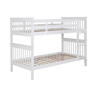 Coaster Furniture Chapman 460244N Wood Twin Over Twin Bunk Bed - White