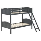 Coaster Furniture Littletown 405053GRY Twin over Twin Bunk Bed