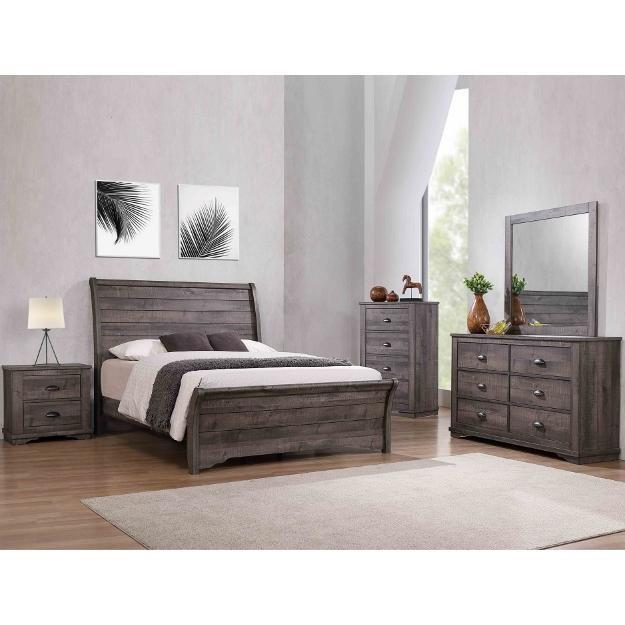 Large Picture of Crown Mark Coralee B8100-K King Bed
