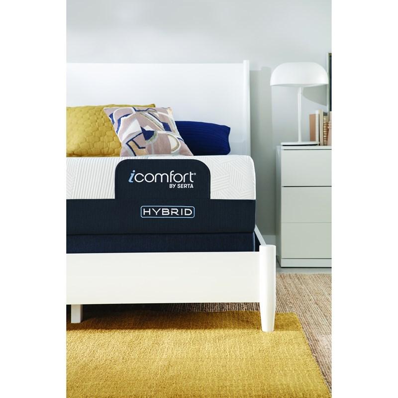 Large Picture of Serta CF1000 Medium Hybrid Mattress Set (Twin)