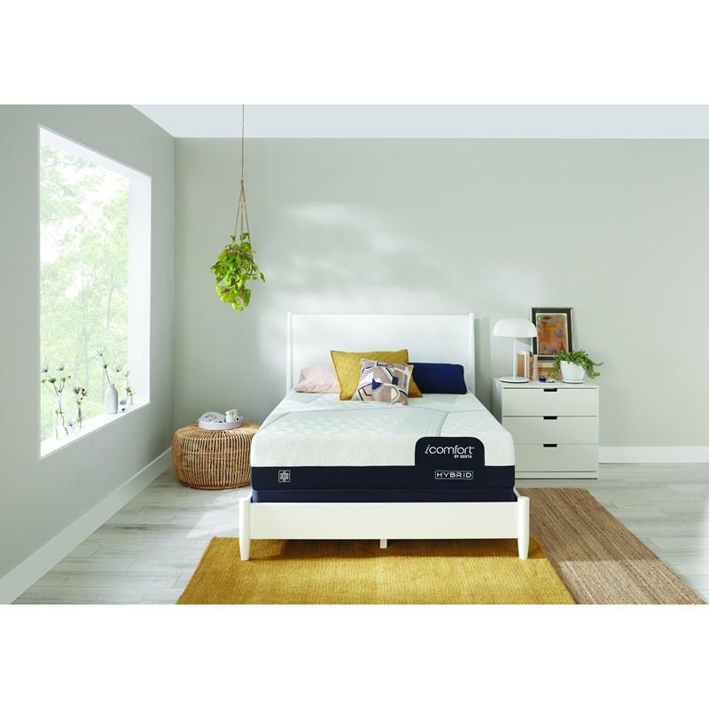 Large Picture of Serta CF1000 Medium Hybrid Mattress Set (Twin)