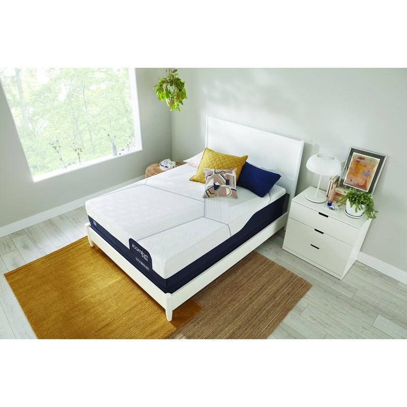 Large Picture of Serta CF1000 Medium Hybrid Mattress Set (Full)