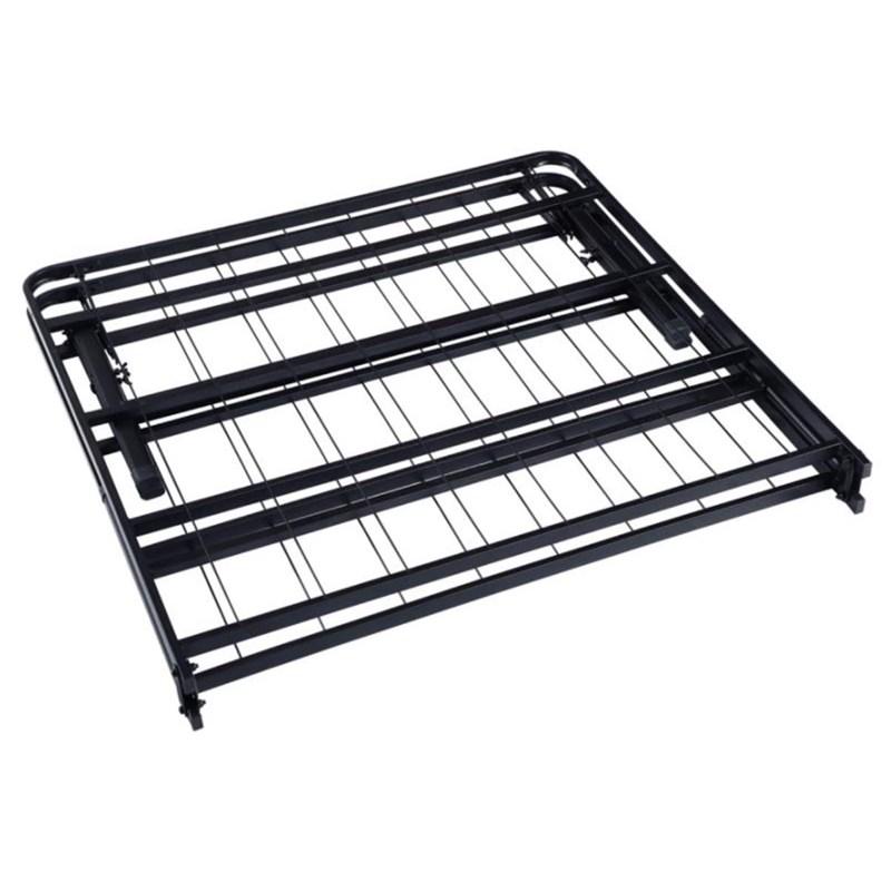 Large Picture of Coaster Furniture Mabel 305957KE Metal Eastern King Mattress Support Platform Bed - Black