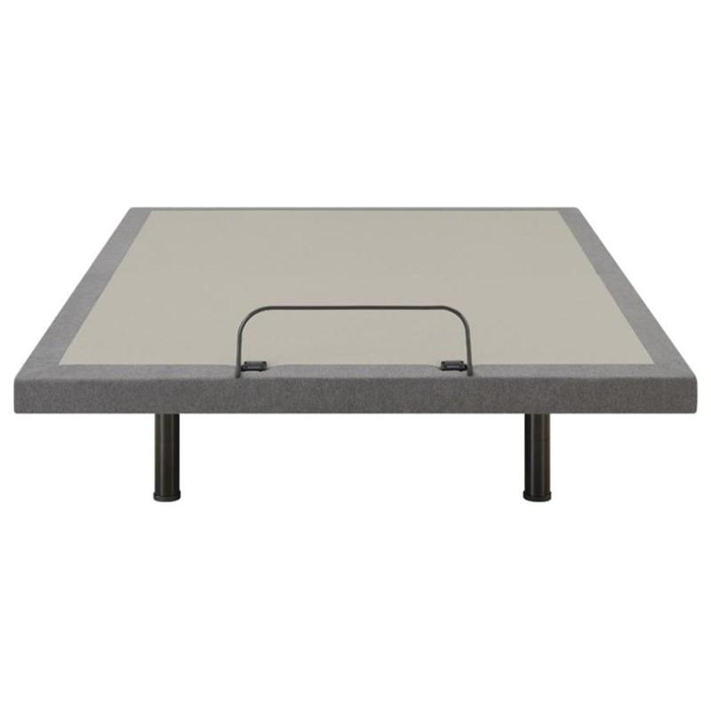 Large Picture of Coaster Furniture Negan 350132TL Twin Extra Long Adjustable Bed Base - Grey and Black