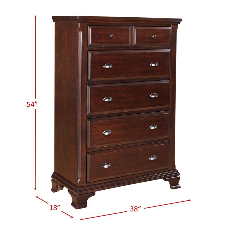 Large Picture of Elements International Canton Cherry CN600CH Chest