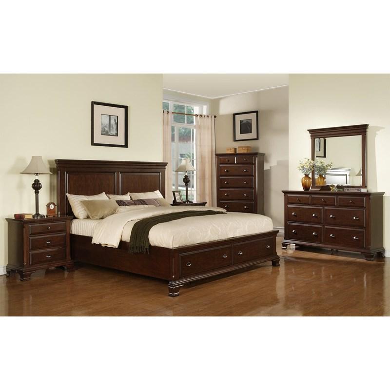 Large Picture of Elements International Canton Cherry CN600DR Dresser