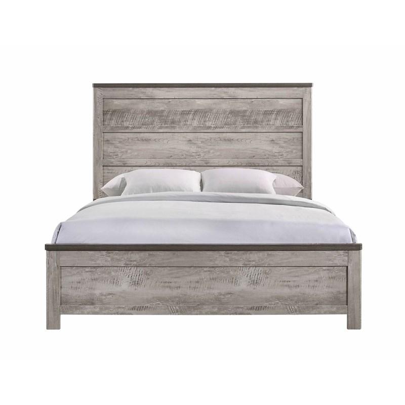 Large Picture of Elements International Millers Cove MC300KB King Panel Bed