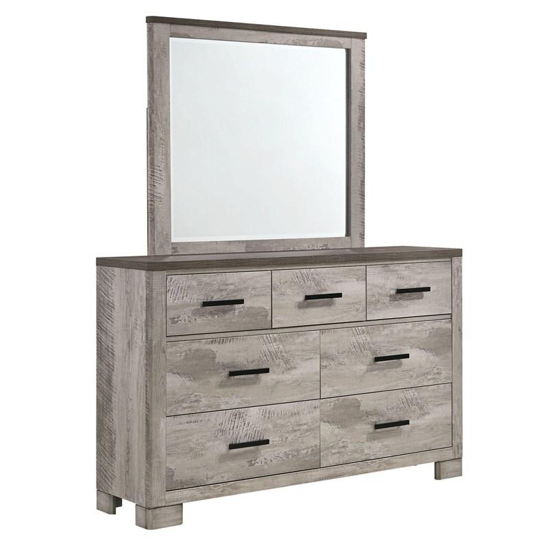 Large Picture of Elements International Millers Cove MC300MR Dresser Mirror