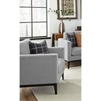 Coaster Furniture Apperson 508683 Upholstered Track Arm Accent Chair - Light Grey