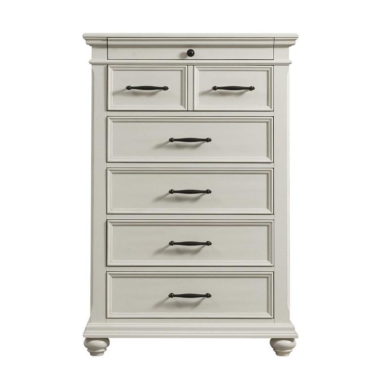 Large Picture of Elements International Slater SR600CH Chest - White