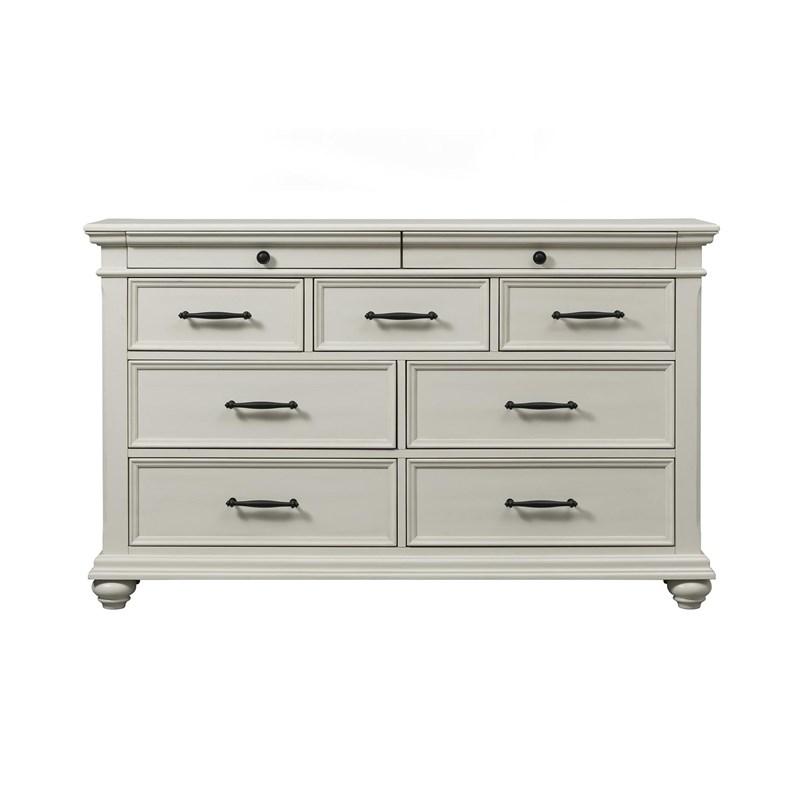 Large Picture of Elements International Slater SR600DR Dresser - White