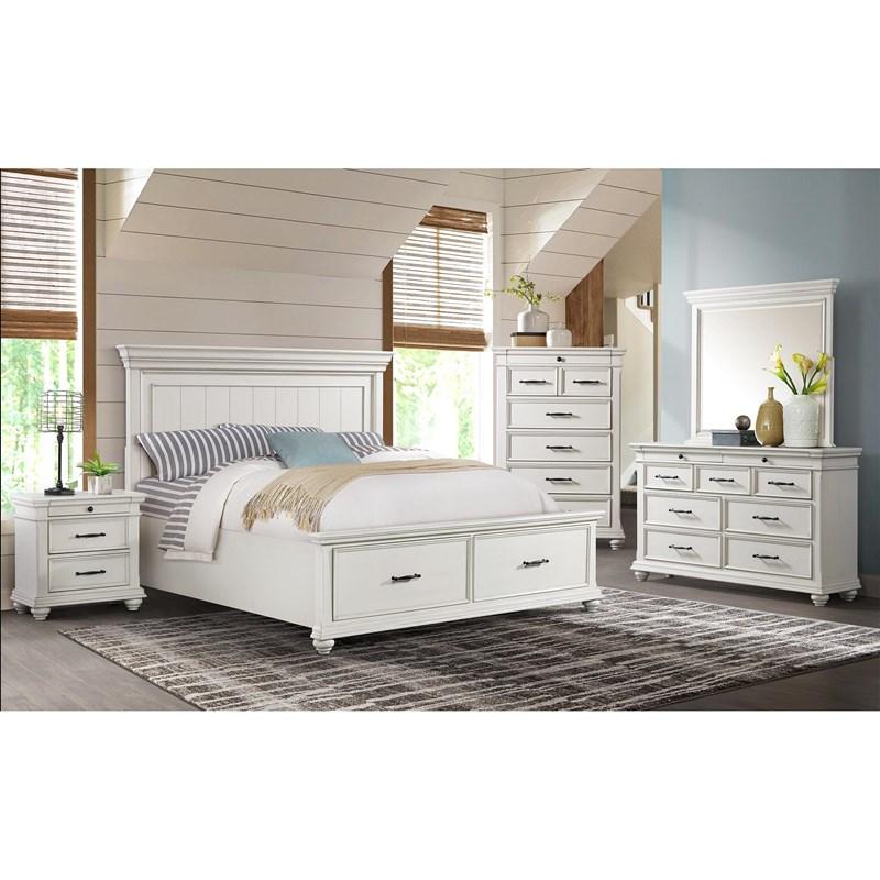 Large Picture of Elements International Slater SR600DR Dresser - White