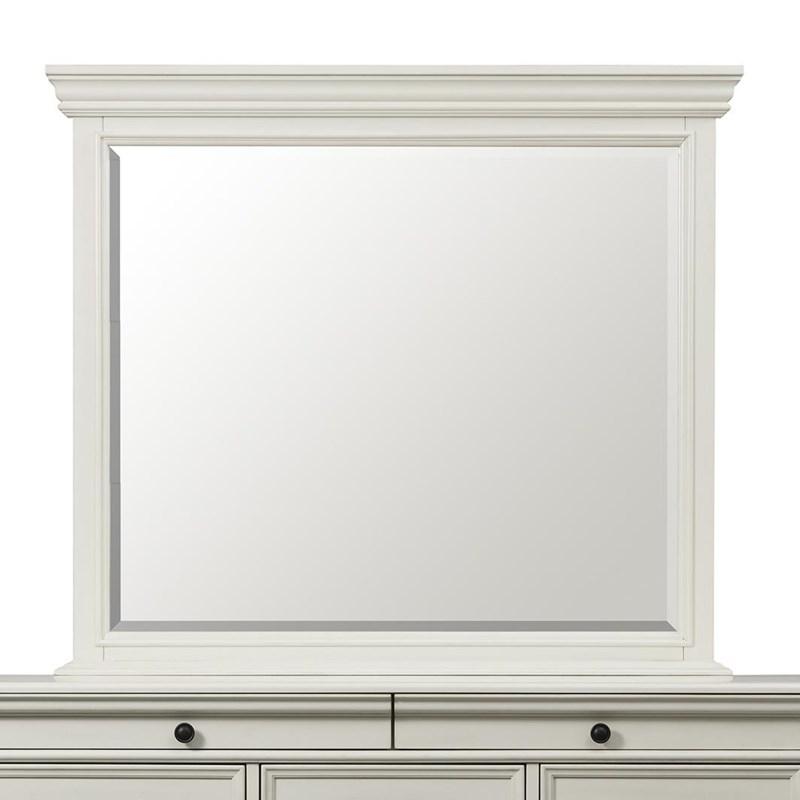 Elements International Slater SR600MR Dresser Mirror - White