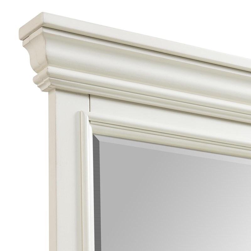 Large Picture of Elements International Slater SR600MR Dresser Mirror - White