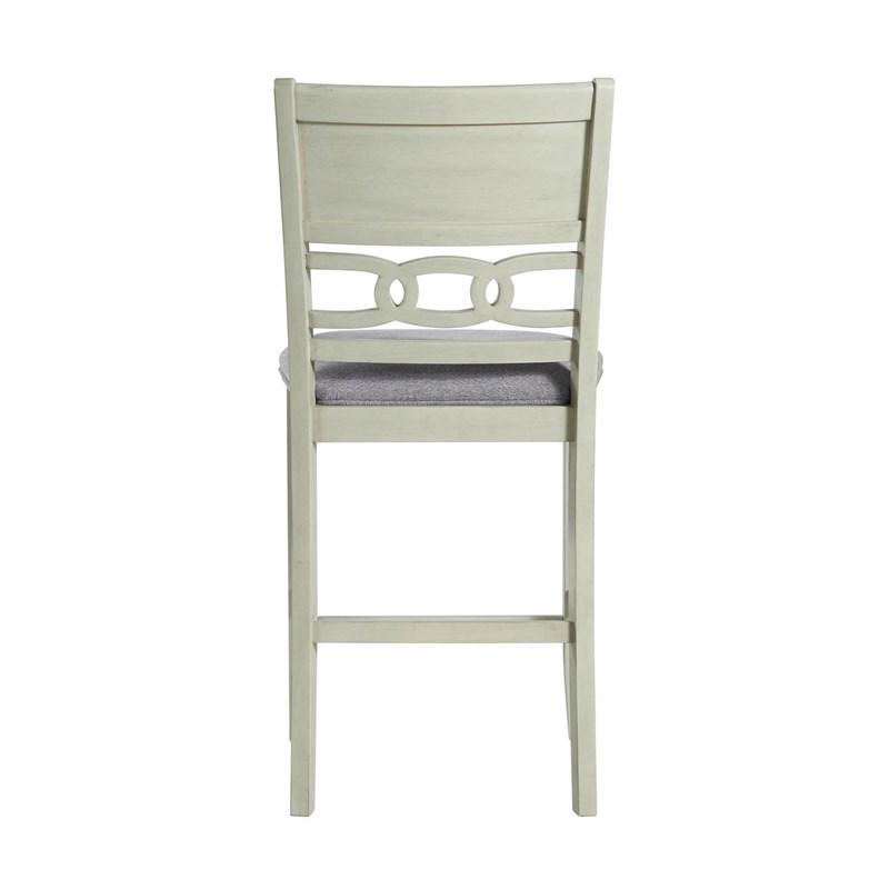 Large Picture of Elements International Amherst DAH750CSC Counter Height Side Chair - Bisque
