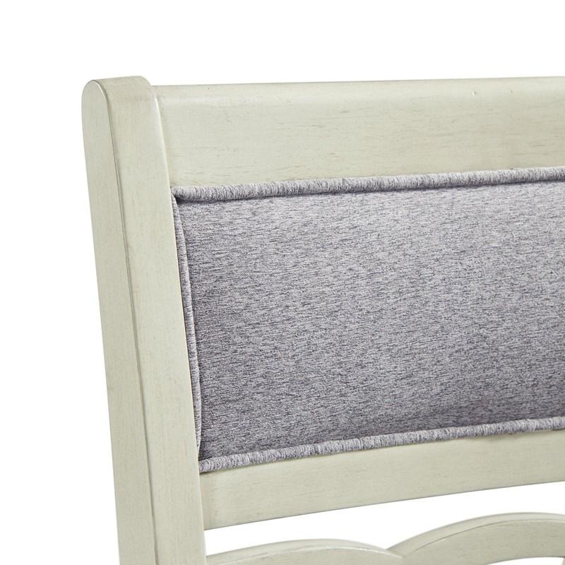 Large Picture of Elements International Amherst DAH750CSC Counter Height Side Chair - Bisque