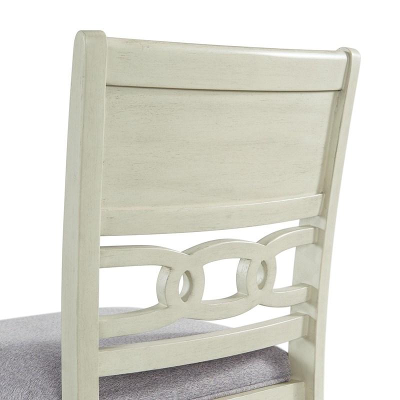Large Picture of Elements International Amherst DAH750CSC Counter Height Side Chair - Bisque