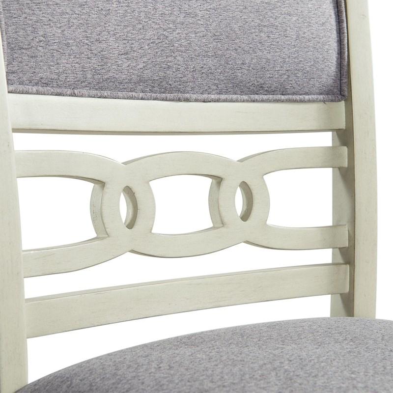 Large Picture of Elements International Amherst DAH750CSC Counter Height Side Chair - Bisque
