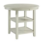 Elements International Amherst DAH750CT Counter Height Dining Table - Bisque