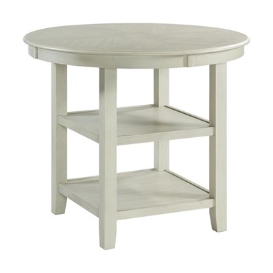 Elements International Amherst DAH750CT Counter Height Dining Table - Bisque