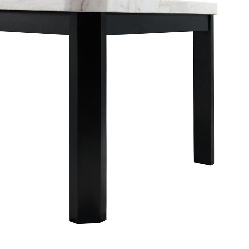 Large Picture of Elements International Francesca CFC700DTB Dining Table