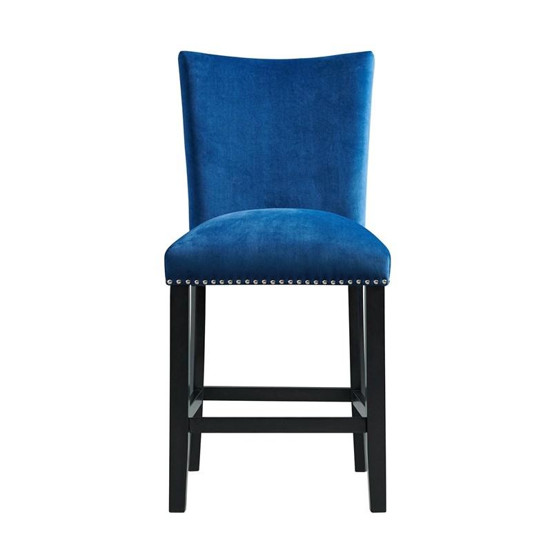 Large Picture of Elements International Francesca CFC700CVSC Counter Height Dining Chair